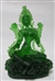 Statue Green Tara, 09 inch, Glass