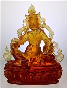 Statue Dzambhala, 08 inch, Glass