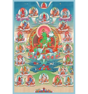 21 Forms Green Tara