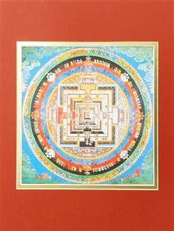 Kalachakra Mandala Repro 2, matted