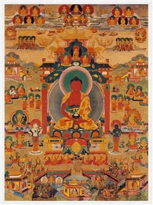Amitabha in Sukhavati  (Print 11x14)