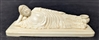 Statue Reclining Buddha, Small 3 inch, Resin