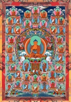 35 Buddhas Buddha Shakyamuni 3 x 4