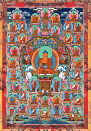 35 Buddhas Buddha Shakyamuni 3 x 4