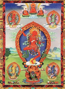 Vajrayogini (4x6 inches) Laminated Card