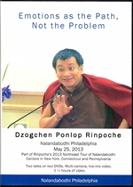 Emotions as the Path, Not the Problem (DVD) <Br> By: Dzogchen Ponlop Rinpoche