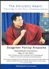 The Altruistic Heart: Training in the Four Immeasurables, Dzogchen Ponlop Rinpoche