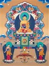 Buddha Shakyamuni with 2 Disciples