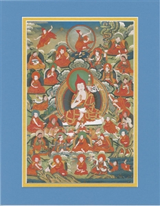 Padmasambhava and the 25 Disciples, matted