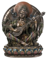 Statue Sarasvati 6 inch resin