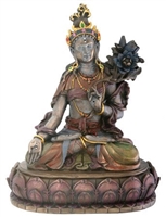 Statue White Tara resin, 06.5 inch