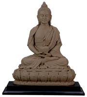 Statue Amitabha resin, 06 inch. Clay Finish