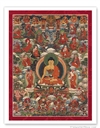 Shakyamuni Buddha and the 16 Arhats (Print 9x12)