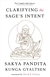 Clarifying the Sage's Intent, Sakya Pandita
