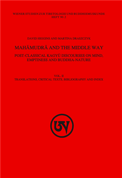 Mahamudra and the Middle Way : Post-Classical Kagyu Discourses on Mind, Emptiness and Buddha-Nature (Vol. 2)