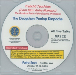 Trekcho in the Tradition of Ati Yoga (MP3)
