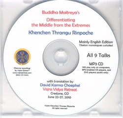 Differentiating the Middle from the Extremes (MP3CD)