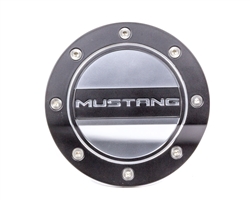 Drake Fuel Door Mustang Black/ Silver 15-   Mustang