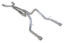 Pypes Performance Exhaust 05-10 Mustang 4.0L 2.5in Cat Back Exhaust System Mid Muffler