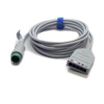 Mindray ECG trunk cable: 3/5-lead, Adult/Pediatric, 12 Pin, Defib-Proof, AHA/IEC 0010-30-42719