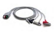 5 Lead Mobility ECG Pinch Lead Wires (36")