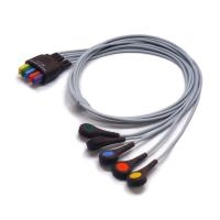 5 Lead ECG Snap Extended Lead Wires (24")