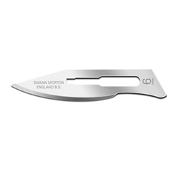 Cincinnati Surgica Swann Morton Carbon Steel Blade - Size 12d - Sterile - 100/Box