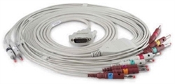 Edan SE-3  10-Lead ECG Cable w/ Banana Connector