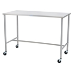 Blickman 7840SS Sawyer Instrument Table with H-Brace, 20” x 16”