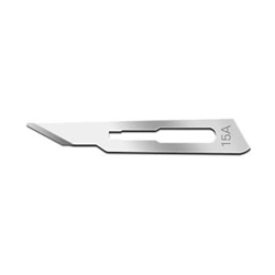 Cincinnati Surgical Swann Morton Stainless Steel Blade - Size 15A - Sterile - 100/Box
