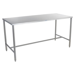 Blickman H-Brace (CSDT6830), Work Table, 68” x 36" x 30”