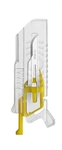 Cincinnati Swann Morton Kleen Blade Management System - Size 15 - Non-Sterile Safety - 500/Box