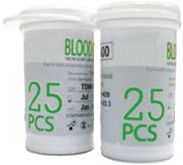 Rapid Response Blood Glucose 2 Vials of 25 strips + Code Chip