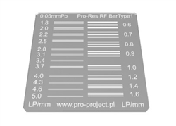 Pro-Project &#8205;Radiography Resolution Pattern