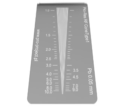 Pro-Project Pro-Resolution Cone Type 1 Radiography Pattern