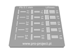 Pro-Project Pro-Resolution Multi Bar Type 1 Radiography Pattern
