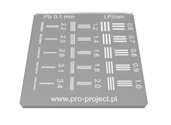 Pro-Project Pro-Resolution Multi Bar Type 1 Radiography Pattern