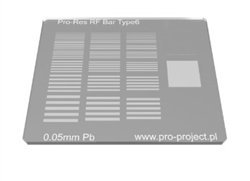 Pro-Project Pro-Resolution Bar Type 6 Radiography Pattern