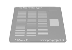 Pro-Project Pro-Resolution Bar Type 7 Radiography Pattern