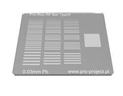 Pro-Project Pro-Resolution Bar Type 9 Radiography Pattern