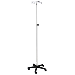 Blickman 4-Hooks (7795SS-4), Twist Lock and Washable IV Stand