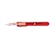 Cincinnati Swann Morton Safety Scalpels - Size 25 - Red Handle - 25/Box