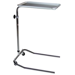 Blickman 1515 Single Pole Chrome Mayo Stand