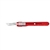 Cincinnati Safety Scalpels - Size 20 - Red Handle - 500/Box - Non-Sterile Stainless Steel