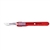 Cincinnati Safety Scalpels - Size 21 - Red Handle - 500/Box - Non-Sterile Stainless Steel