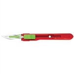 Cincinnati Safety Scalpels - Size 23 - Red Handle - 500/Box - Non-Sterile Stainless Steel