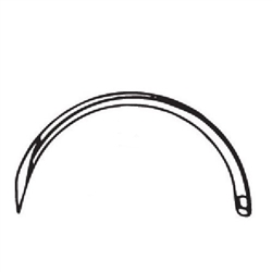 Cincinnati Mayo's Catgut ½ Circle Trocar Point Needles - Sizes 2 - 6 - Sterile - 2/pkg - 25pkg/box