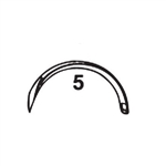 Cincinnati Mayo's Catgut Suture Needles - Size 5 - ½ Circle Trocar Point - 2/pkg - 25pkg/bx - Sterile