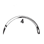 Cincinnati Suture Needles - Sterile - Size 4 - Fistula - ½ Circle Cutting Edge - 2/pkg - 25pkg/Box