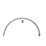 Cincinnati Fergusons Suture Needles - Size 2 - Sterile - ½ Circle Taper Point - 2/pkg - 25pkg/Box